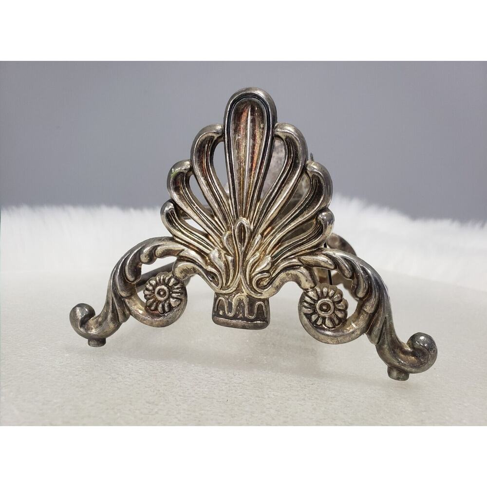 1970s Towle Silversmith Italian Knife Holder Caddy Reproduction Victorian gothic